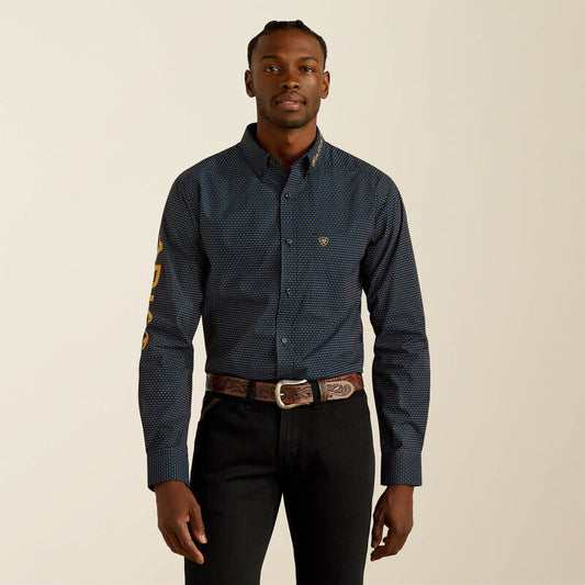 Ariat Men's Team Portland Fitted Shirt - Black