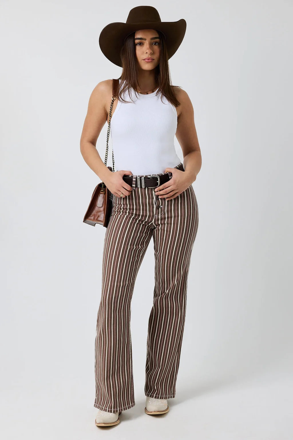 Ringers Western Tenika Women’s High Rise Striped Denim Jeans