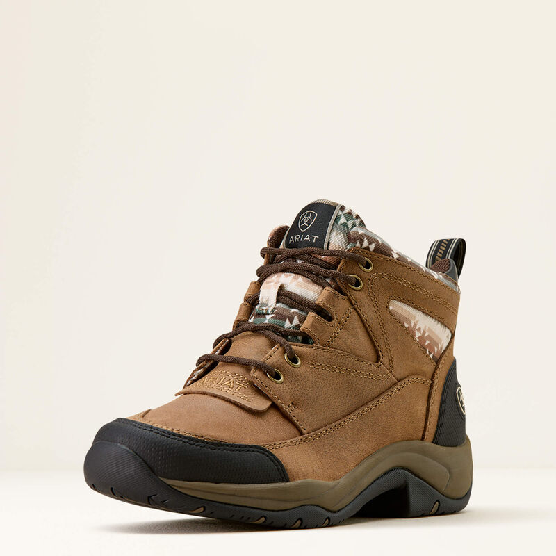 Ariat Men's Terrain Boot - DARK TAN|NATURAL SOUTHWEST PRINT