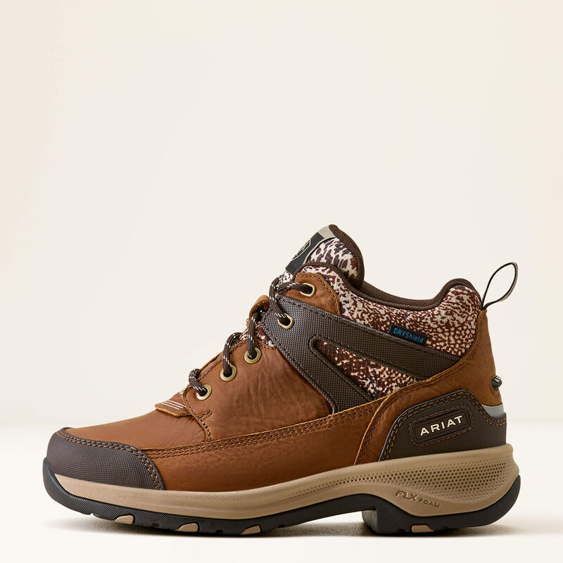 Ariat Women's Terrain Trek Waterproof Boot -  Natural Tan |Tan Mixed Animal Print