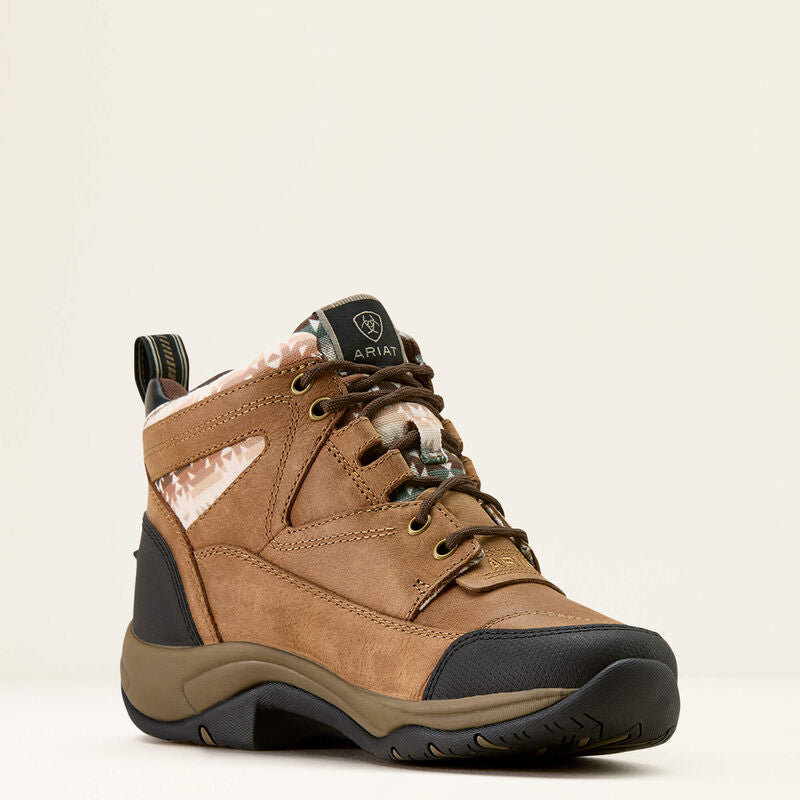 Ariat Men's Terrain Boot - DARK TAN|NATURAL SOUTHWEST PRINT