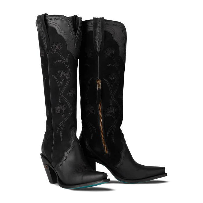 Lane Boots Tessa Knee High – Jet Black