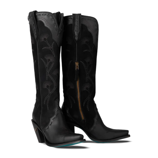 Lane Boots Tessa Knee High – Jet Black