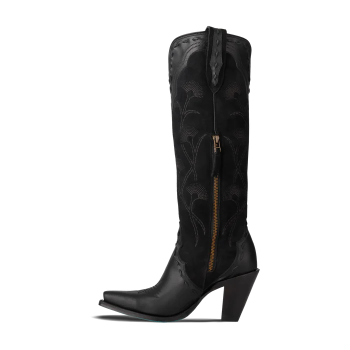 Lane Boots Tessa Knee High – Jet Black