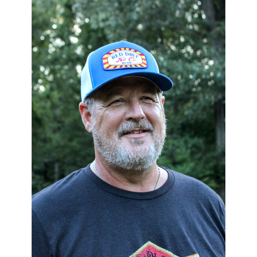 Red Dirt Hat Co. The Big Top – Royal/White 5 Panel