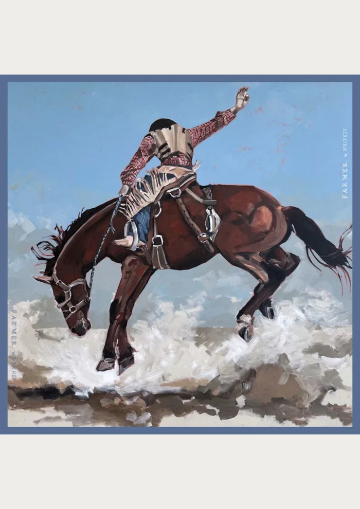 FAR MER The Bronc Boy Silk Bandana