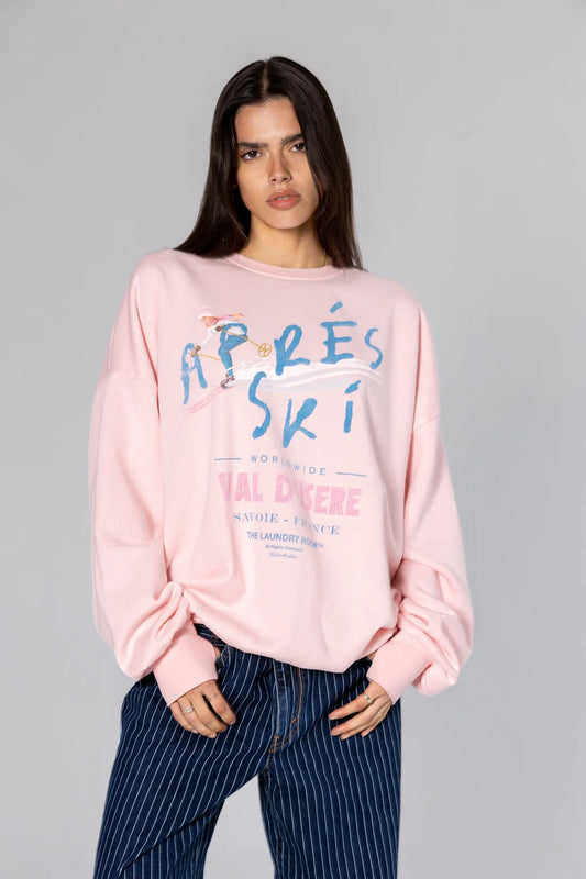 The Laundry Room Apres Ski Savoie France Jumper - Blush Pink