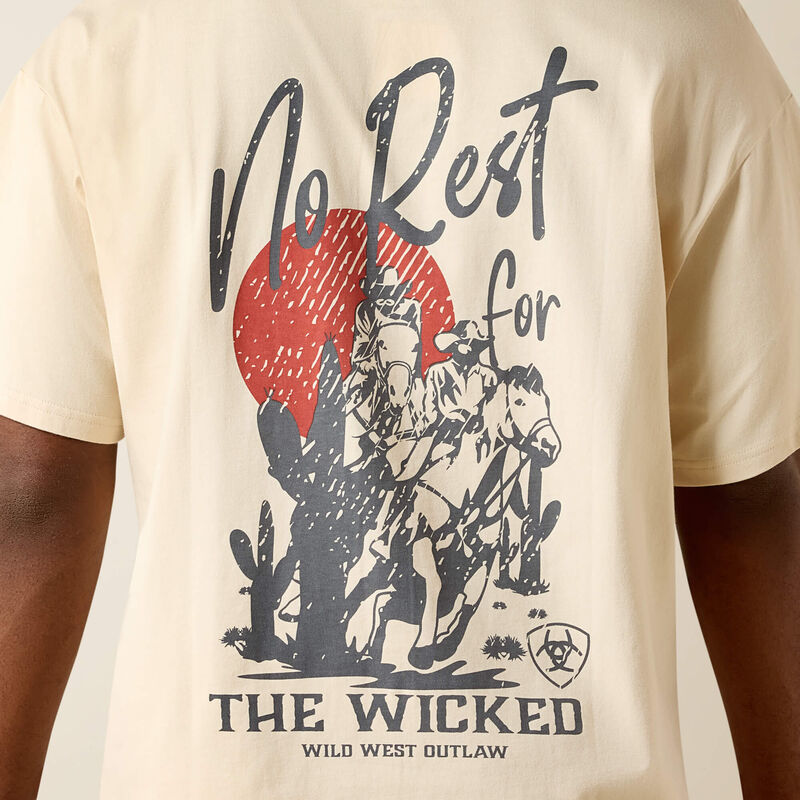 Ariat Men's The Wicked Boxy T-Shirt - Sandshell