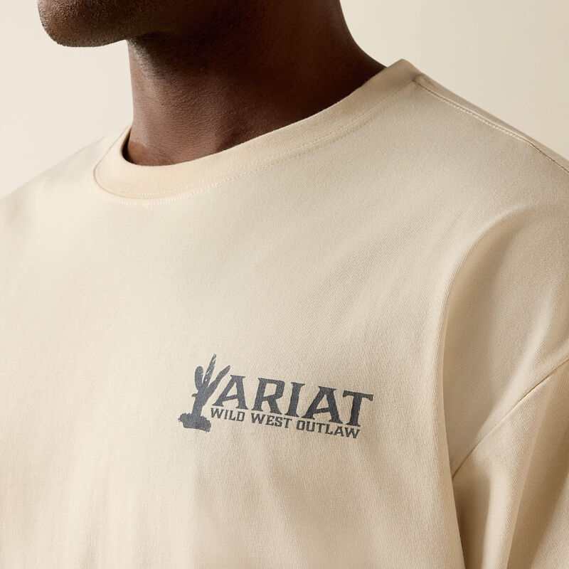 Ariat Men's The Wicked Boxy T-Shirt - Sandshell