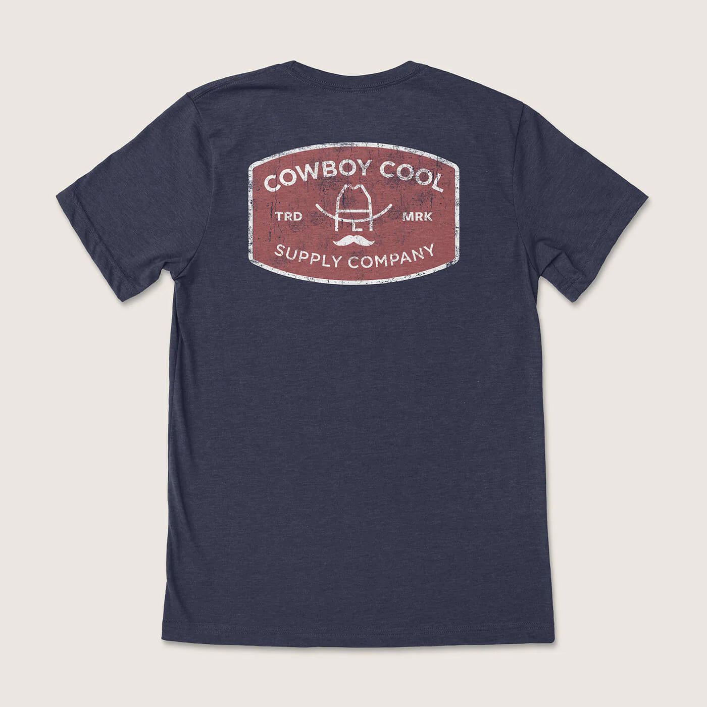 Cowboy Cool Mens The Buckle T-Shirt - Midnight Navy