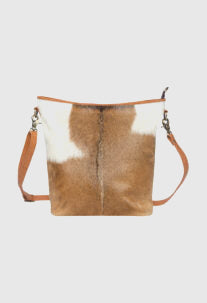The Design Edge Cowhide Tote Bag – Hamburg (B71057)_Tan