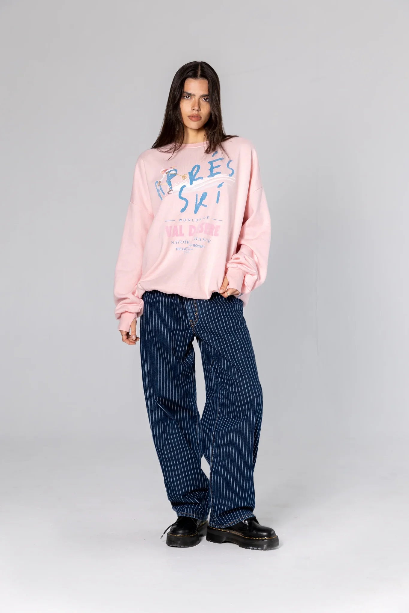 The Laundry Room Apres Ski Savoie France Jumper - Blush Pink