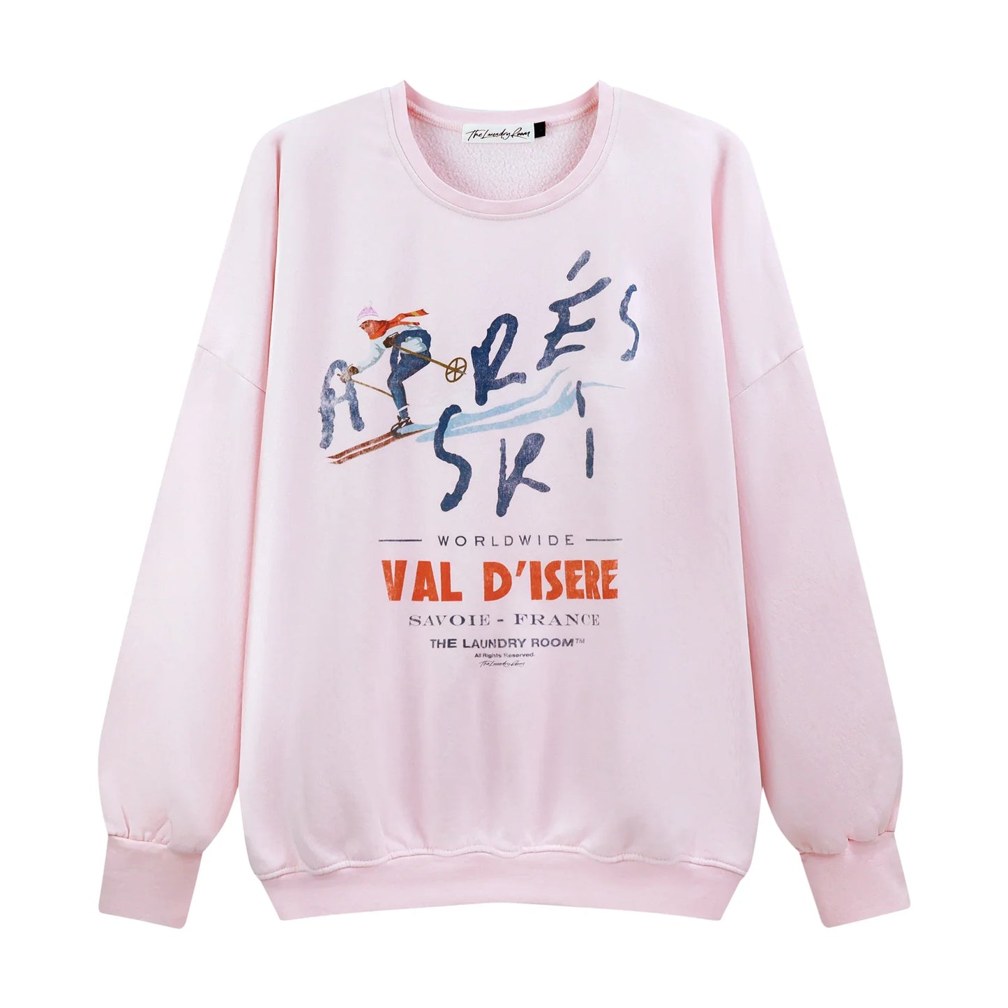 The Laundry Room Apres Ski Savoie France Jumper - Blush Pink
