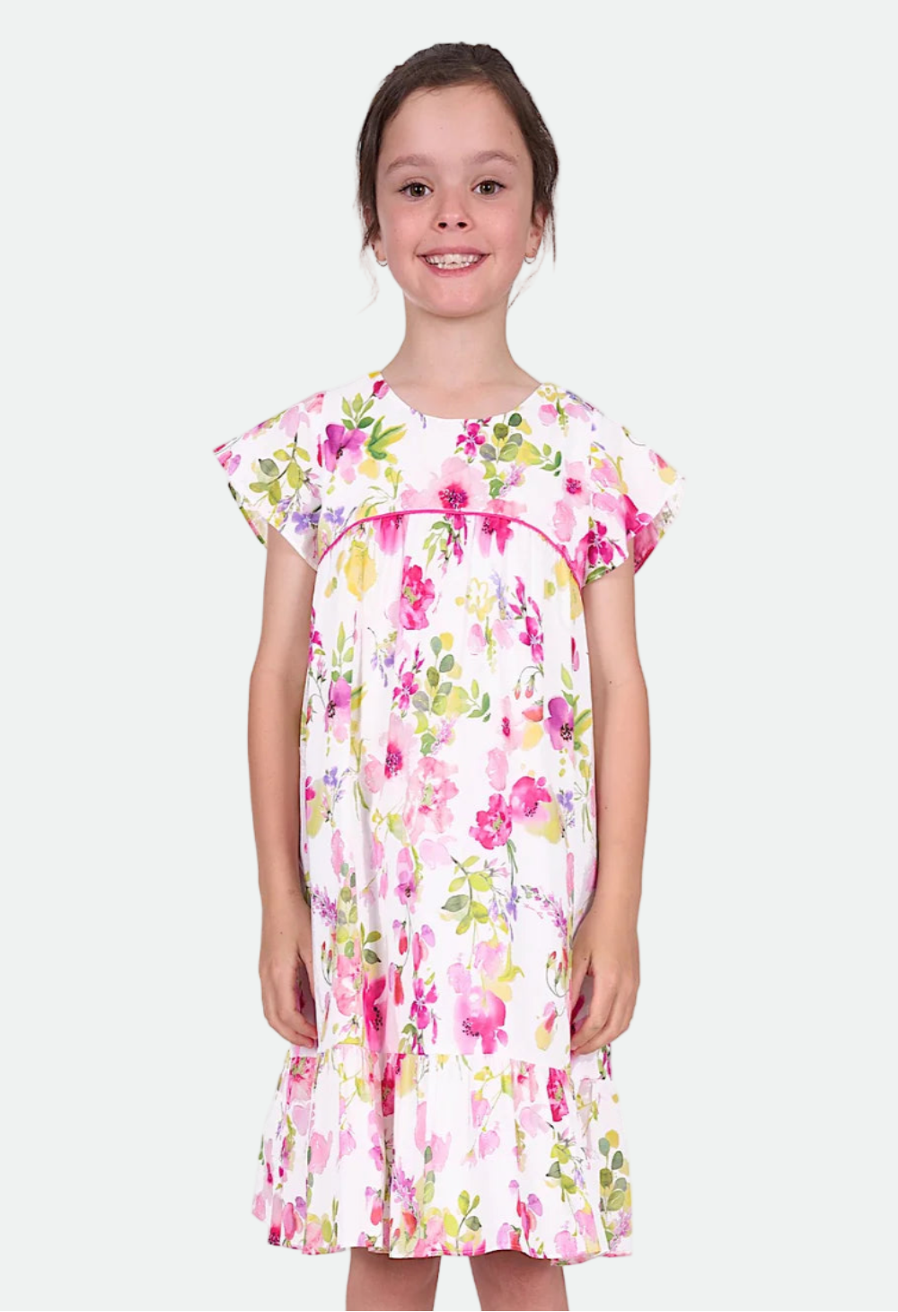 Thomas Cook Girl's Flora Dress - Pink/Multicoloured