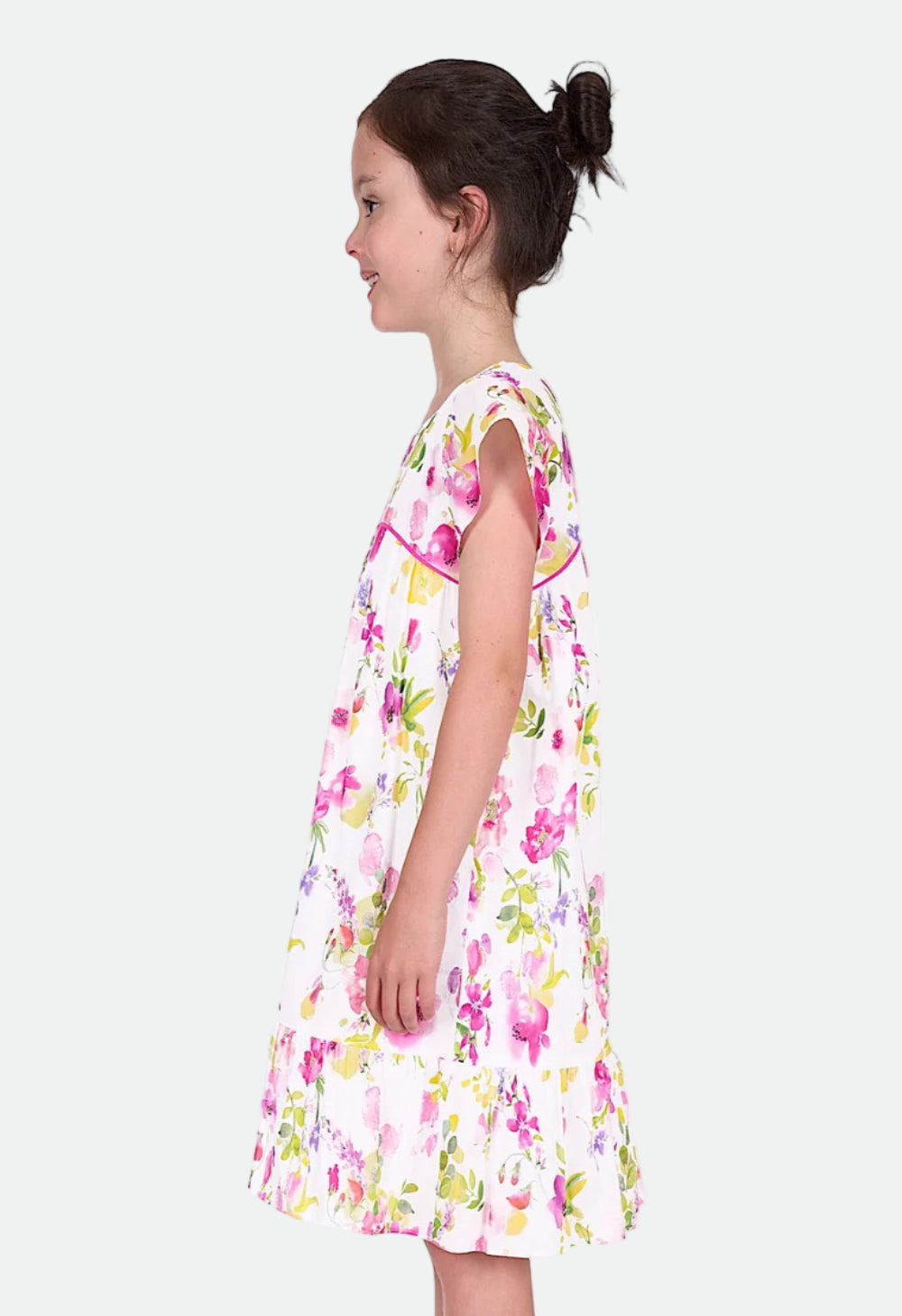 Thomas Cook Girl's Flora Dress - Pink/Multicoloured
