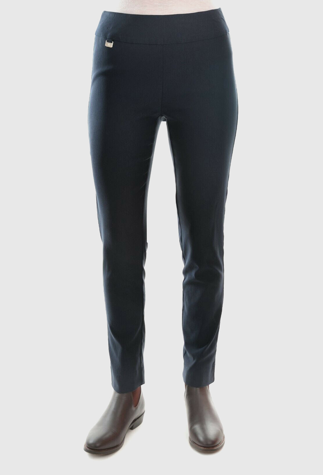 Thomas Cook Women's Tummy Control Slim Pull-On Pant Navy