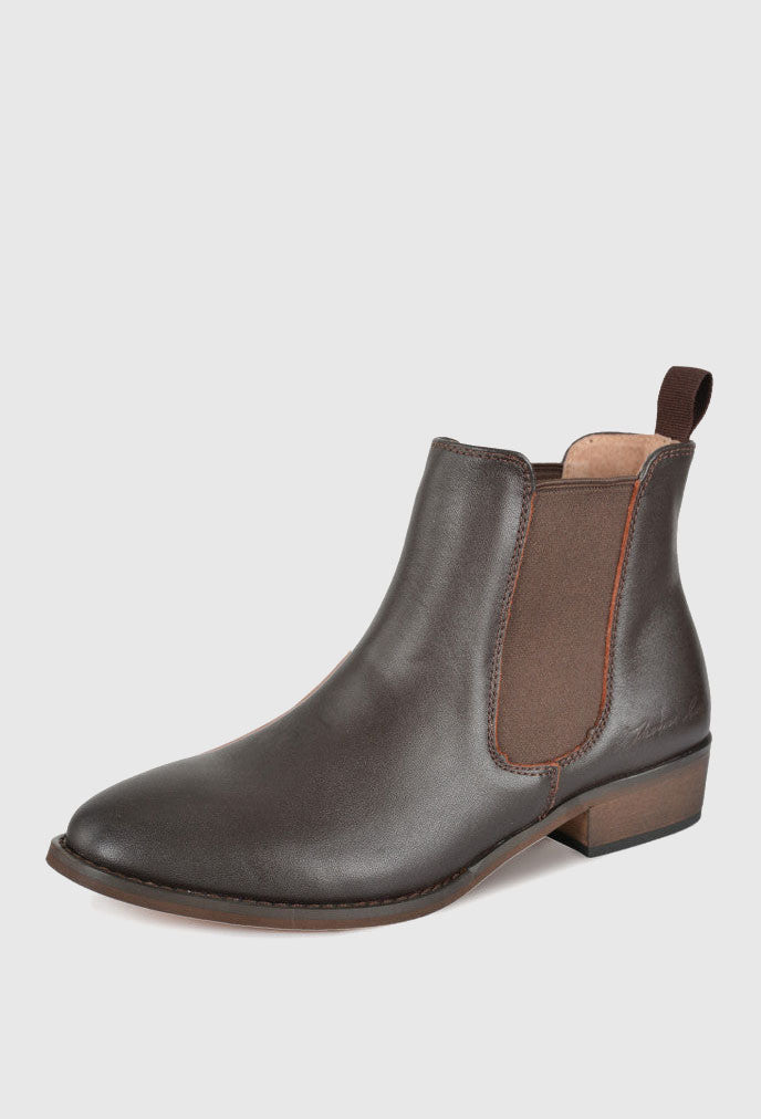 THOMAS COOK WOMENS CHELSEA BOOT_Chocolate