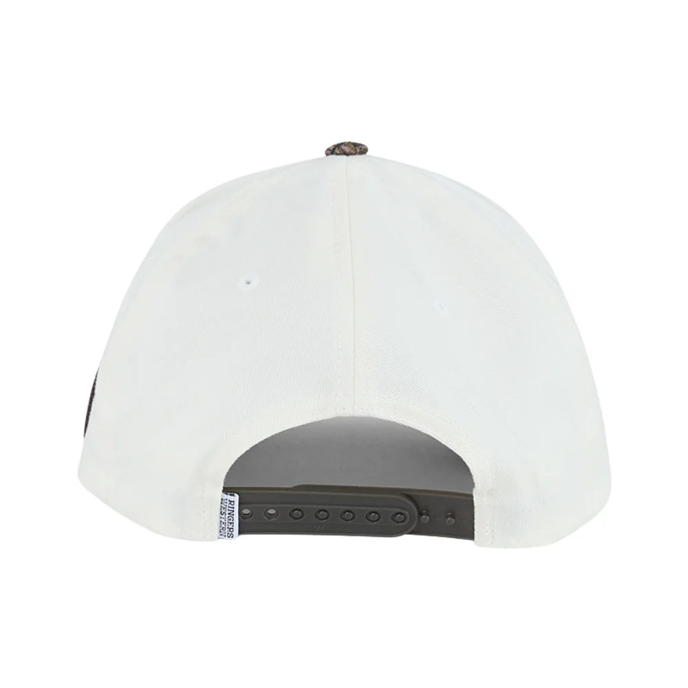 Ringers Western Timber Baseball Cap (Flexfit 110) – Off White/Camo