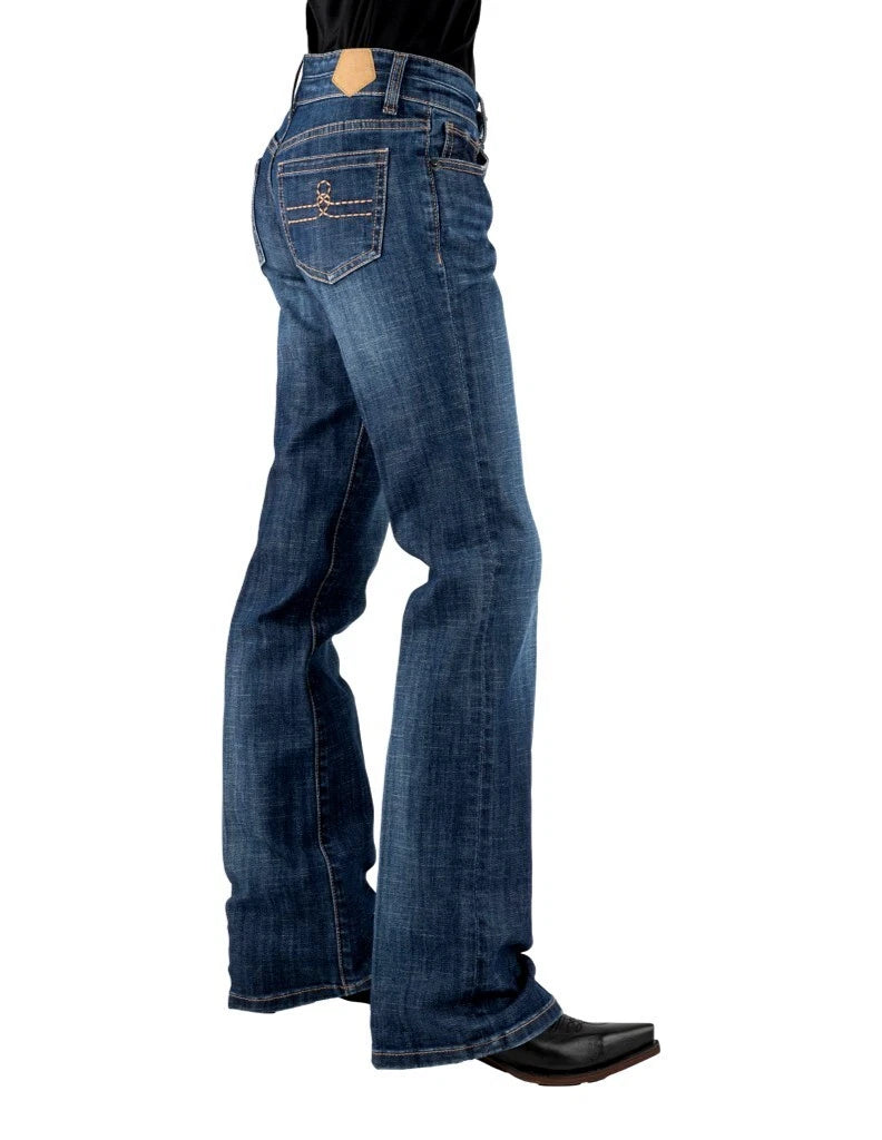 Tin Haul Western Jeans Womens Rosie Bootcut Blue