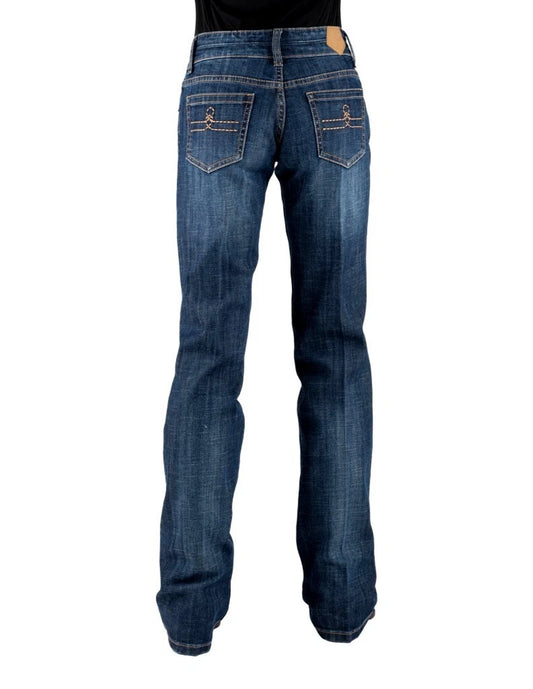 Tin Haul Western Jeans Womens Rosie Bootcut Blue
