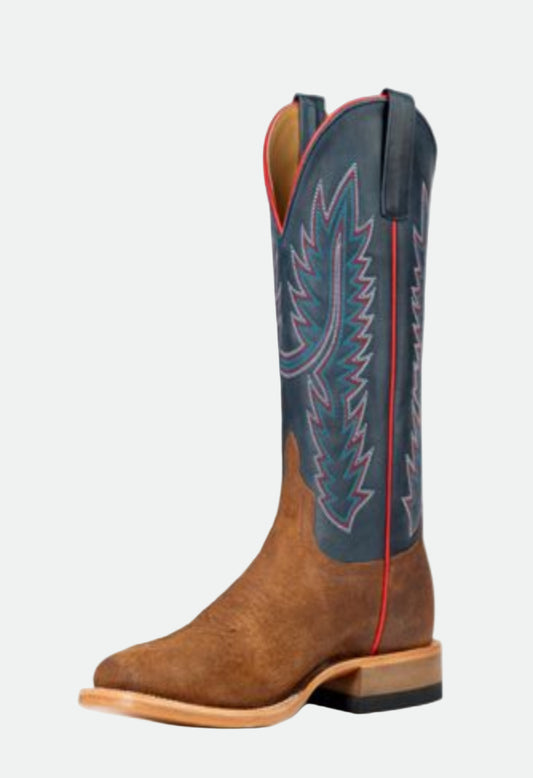 Anderson Bean Men's Tobacco Old Suede Western Boot
