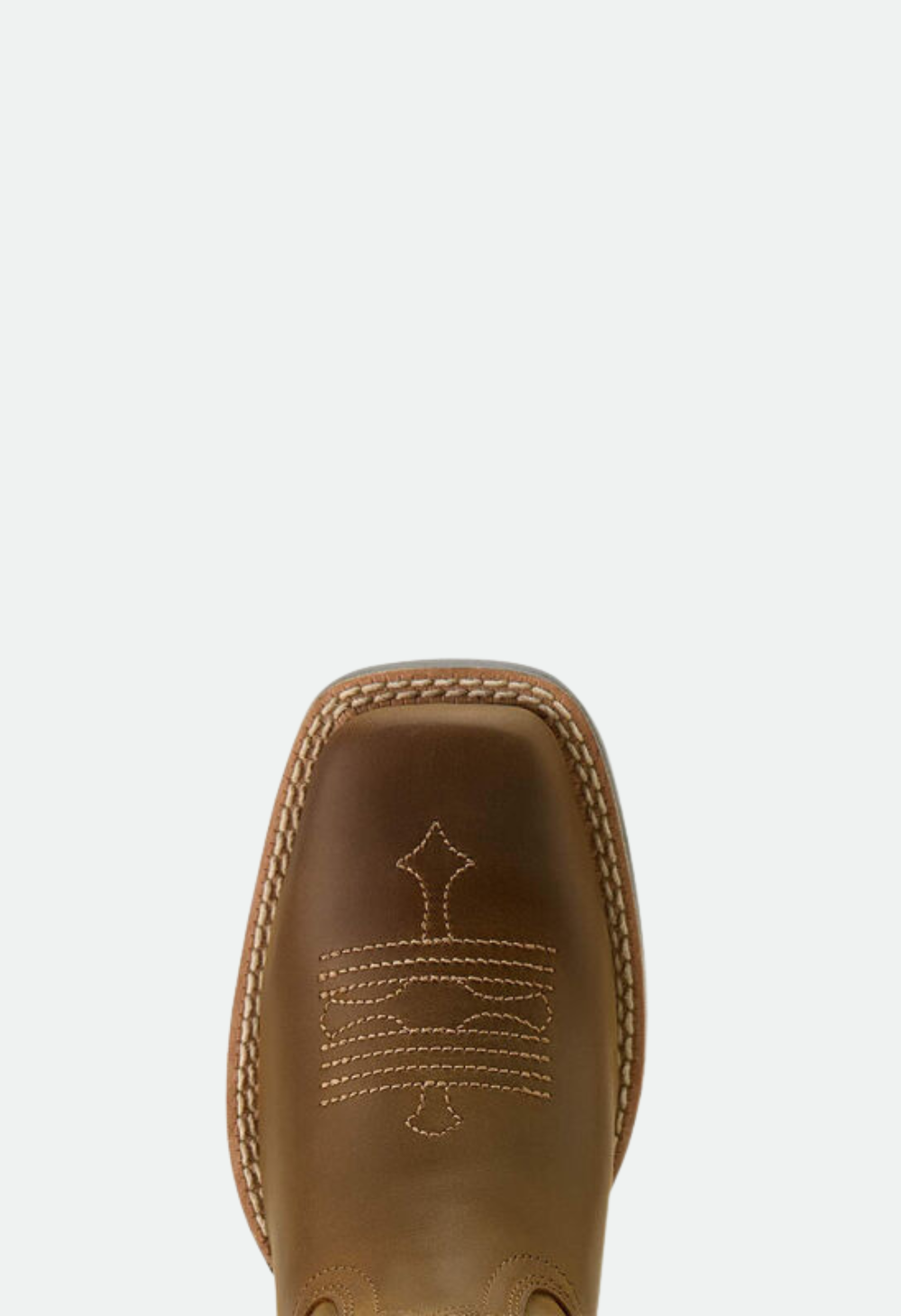 Ariat Youth Tombstone Wide Square Toe Western Boot - Distressed Brown