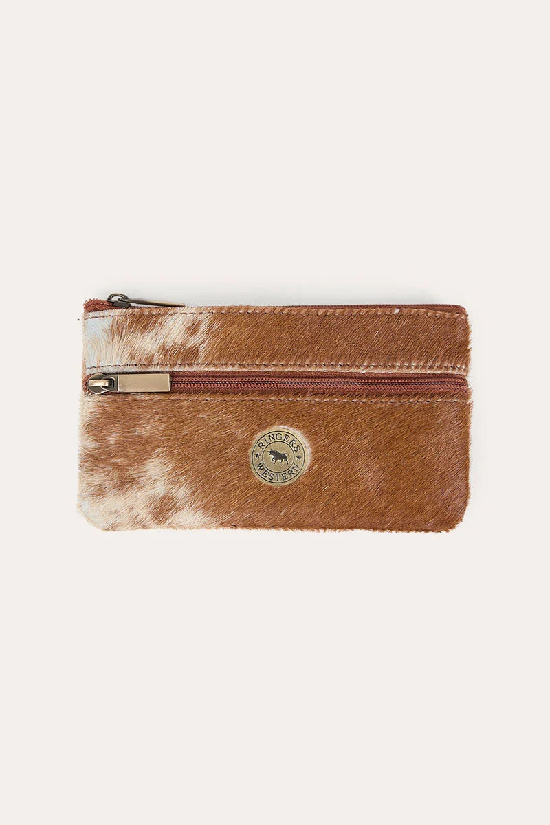 Ringers Western Women's Toro Coin Purse - Off White/Brown