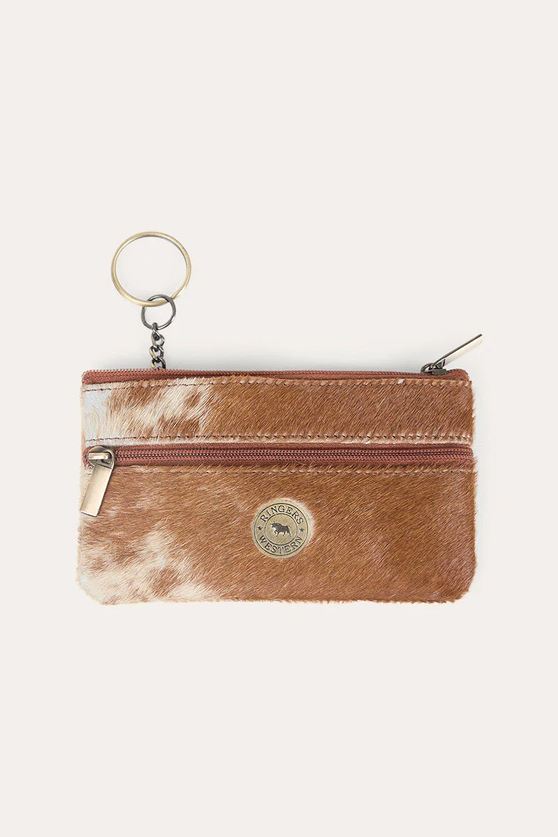 Ringers Western Women's Toro Coin Purse - Off White/Brown