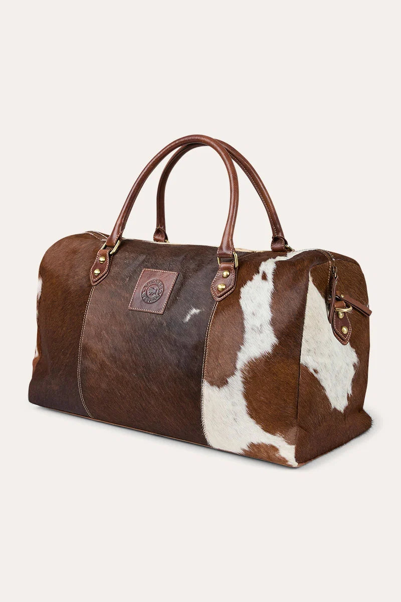 Ringers Western Toro Fur Duffle - Off White/Brown