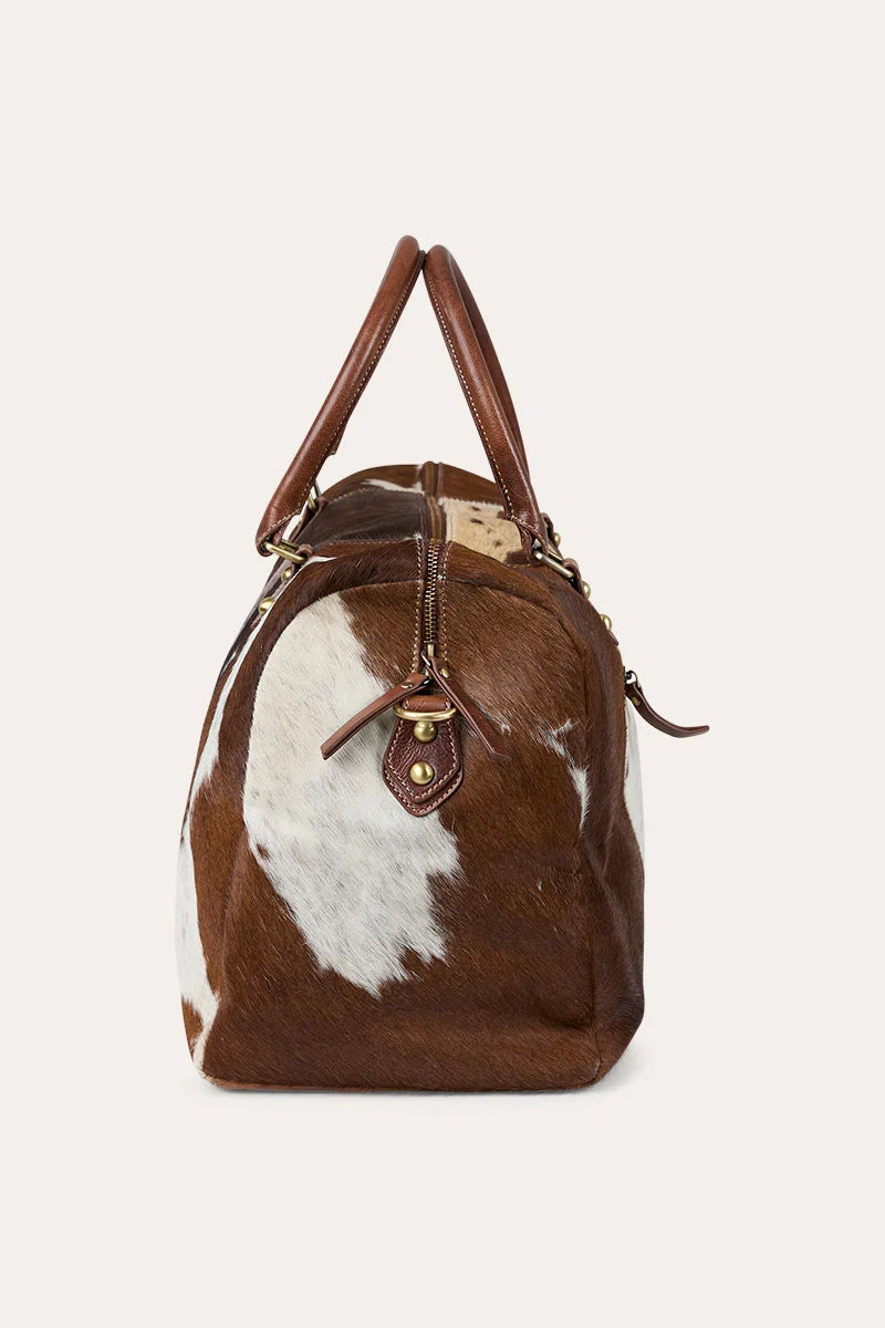 Ringers Western Toro Fur Duffle - Off White/Brown