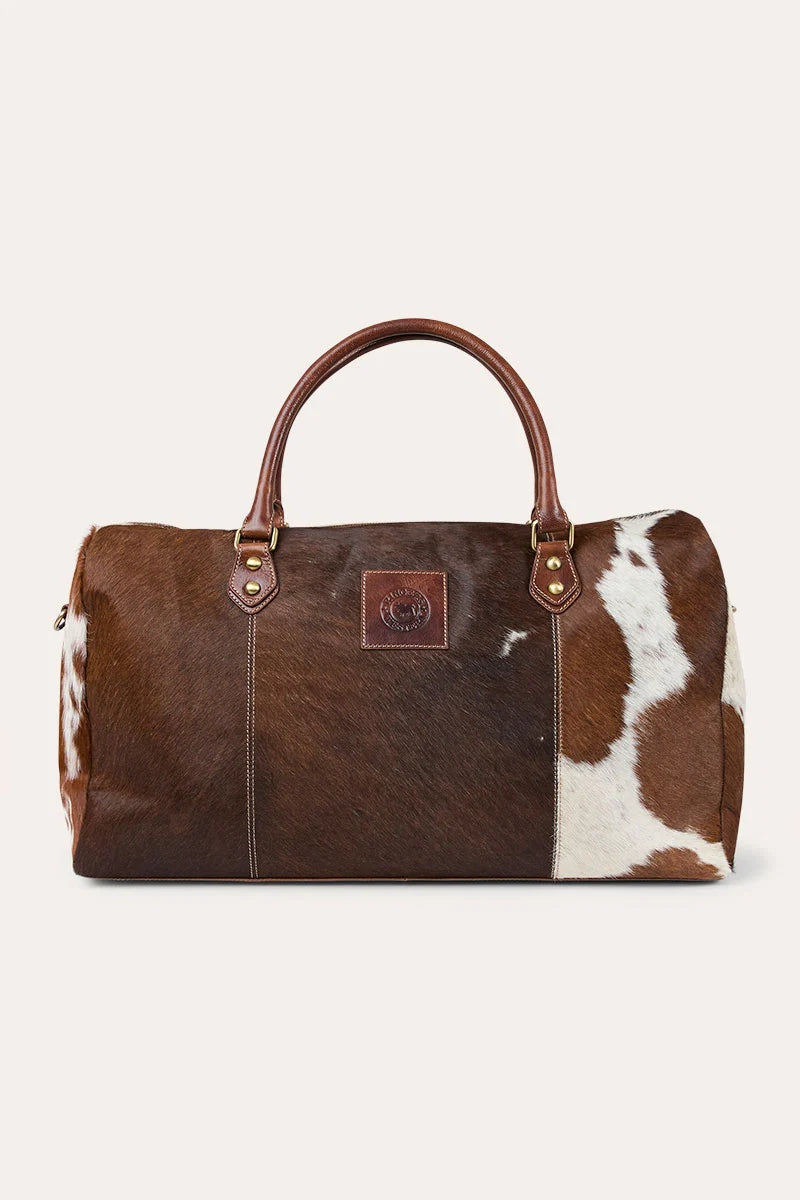 Ringers Western Toro Fur Duffle - Off White/Brown