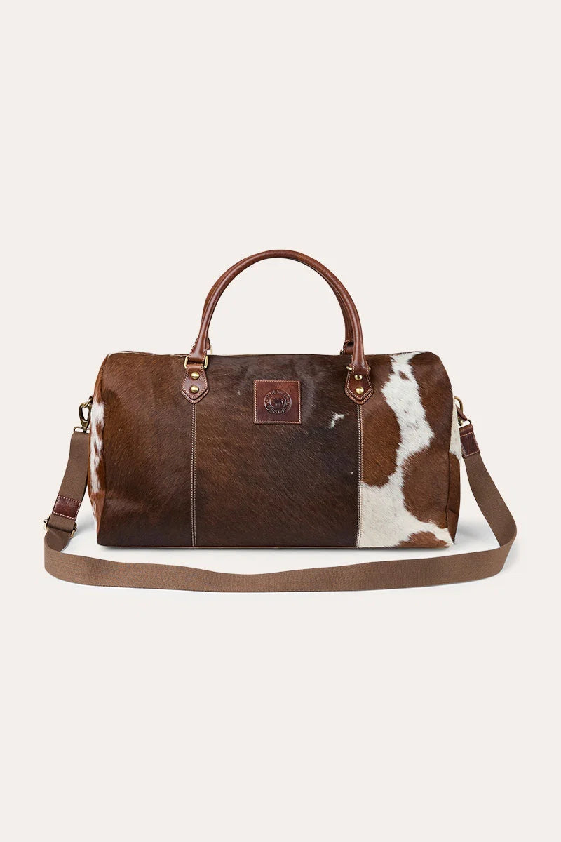 Ringers Western Toro Fur Duffle - Off White/Brown