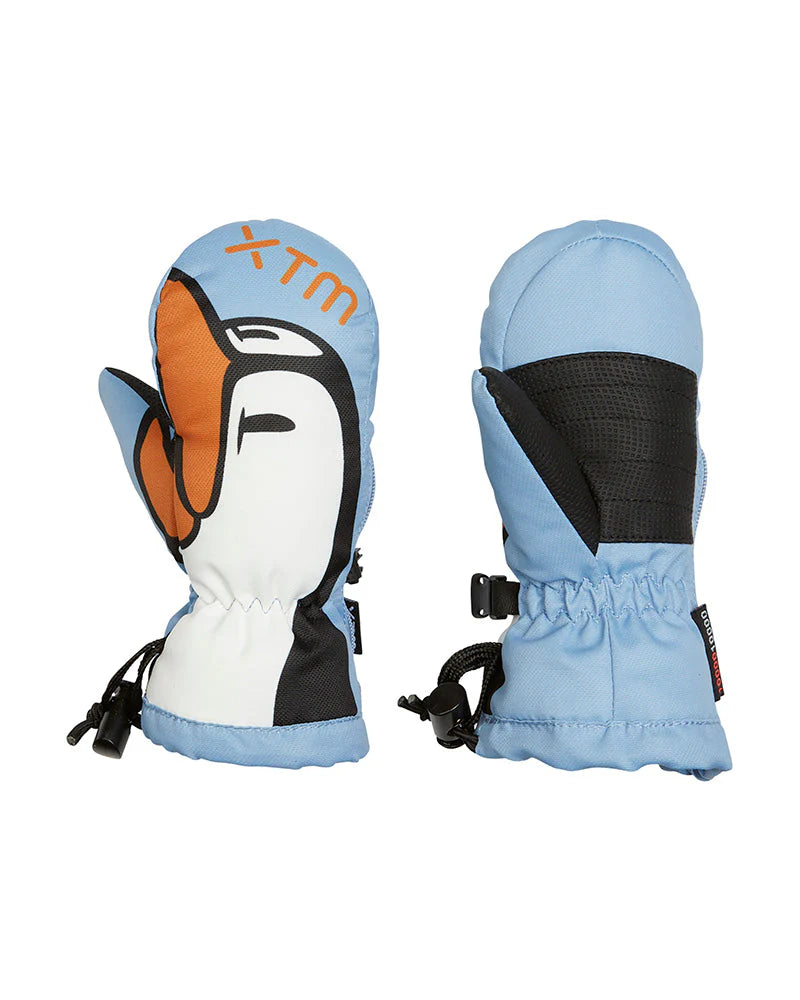 XTM Performance Totally Wild Kids' Snow Mitt 0-4 years - Blue Penguin