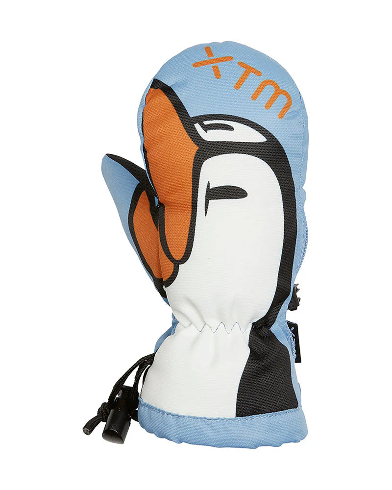 XTM Performance Totally Wild Kids' Snow Mitt 0-4 years - Blue Penguin