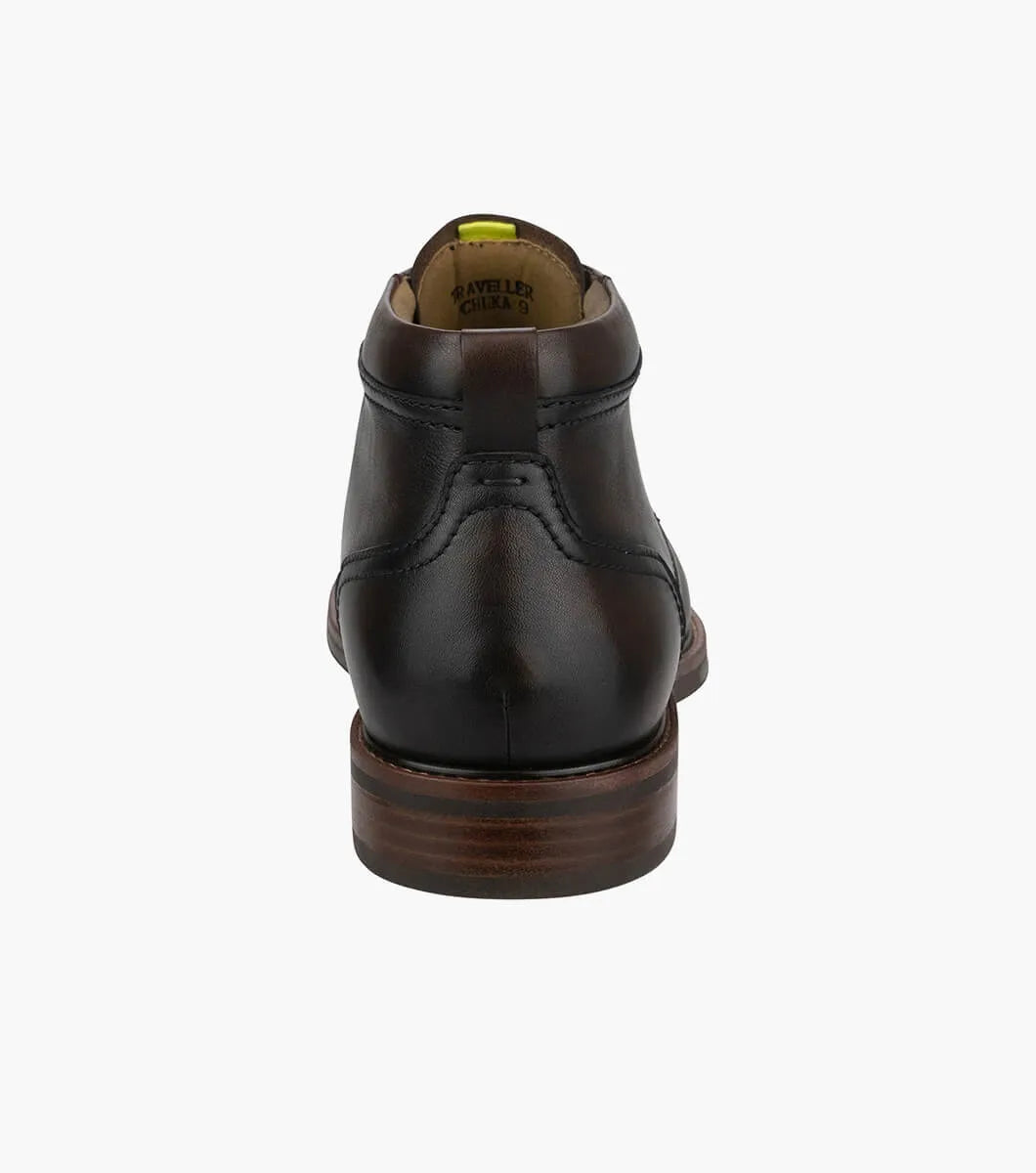 Florsheim Men's Traveller Plain Toe Chukka Boot - Brown