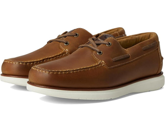 Florsheim Men's Tropics Elastic Lace Moc Toe Boat Shoes - Brown
