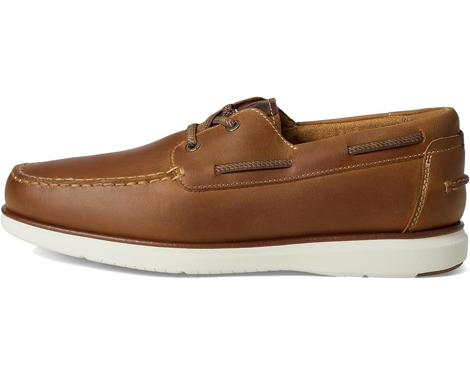 Florsheim Men's Tropics Elastic Lace Moc Toe Boat Shoes - Brown