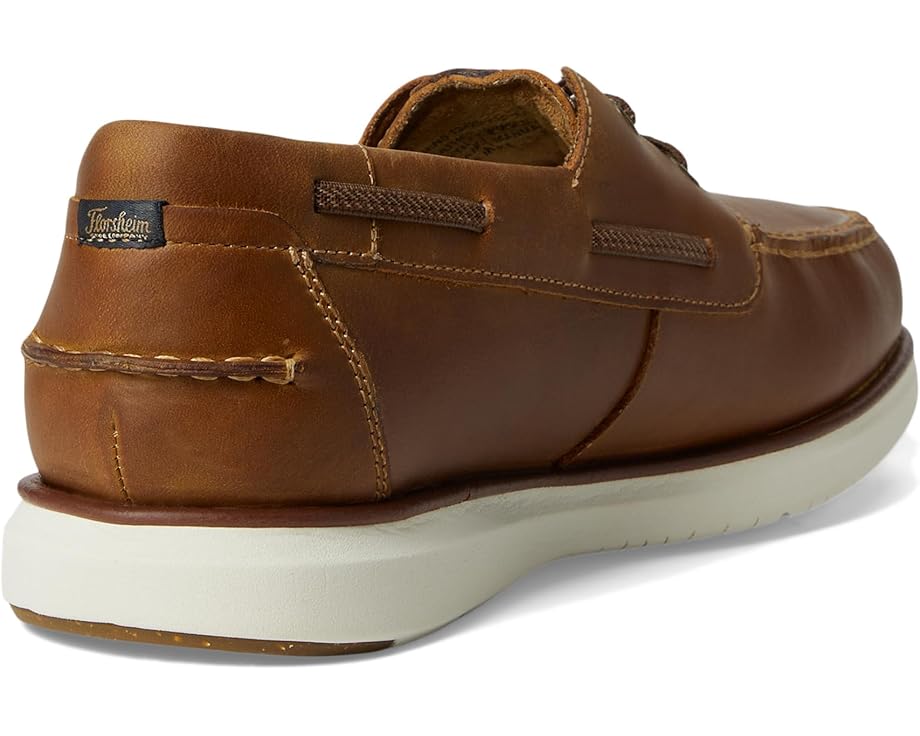 Florsheim Men's Tropics Elastic Lace Moc Toe Boat Shoes - Brown