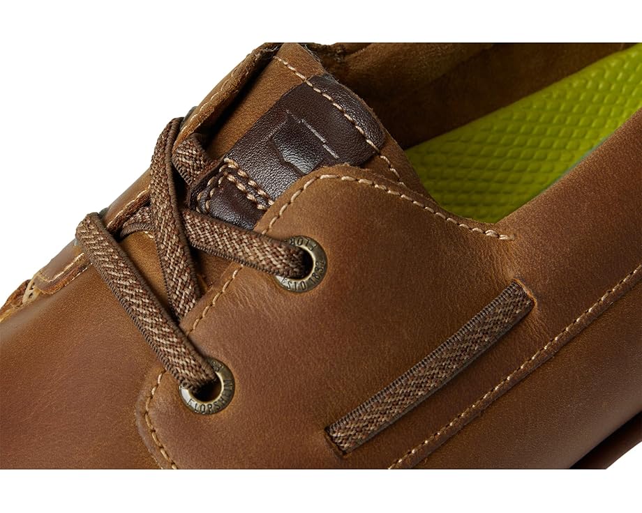 Florsheim Men's Tropics Elastic Lace Moc Toe Boat Shoes - Brown