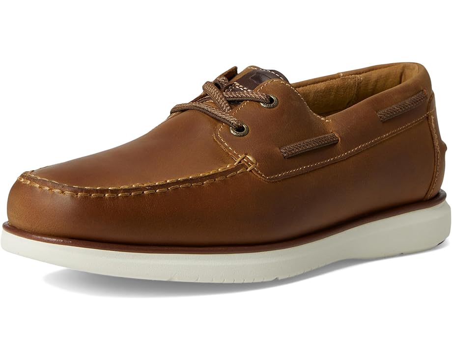 Florsheim Men's Tropics Elastic Lace Moc Toe Boat Shoes - Brown