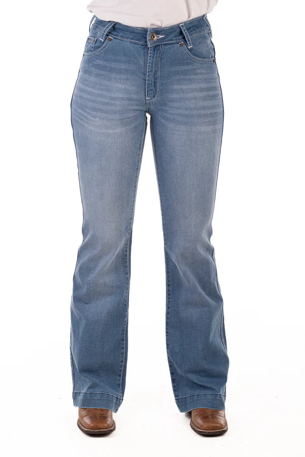 Hitchley & Harrow Trouser - SR2217 "South Carolina" White Stitch Jeans