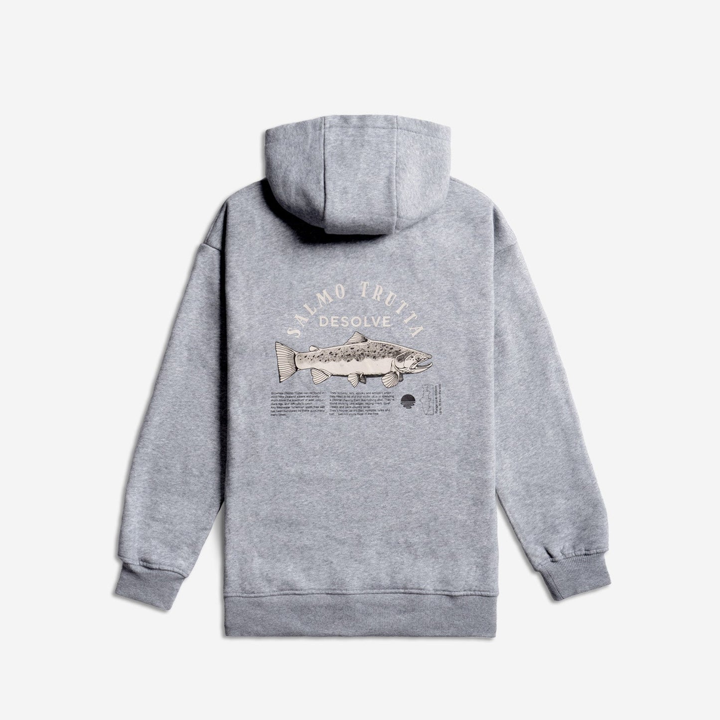 Desolve Trutta Hoodie - Grey Marle