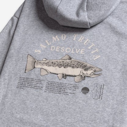 Desolve Trutta Hoodie - Grey Marle