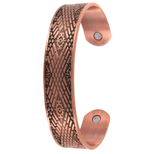Tulmur Holdings Geometric Copper Bangle
