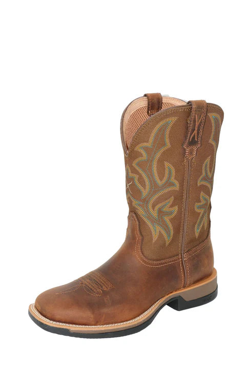 Twisted X Men's 11 Tech X1 Canvas Boot - Brown/brown