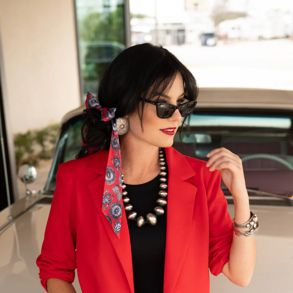 Fringe Scarves Twilly - Turqs and Conchos