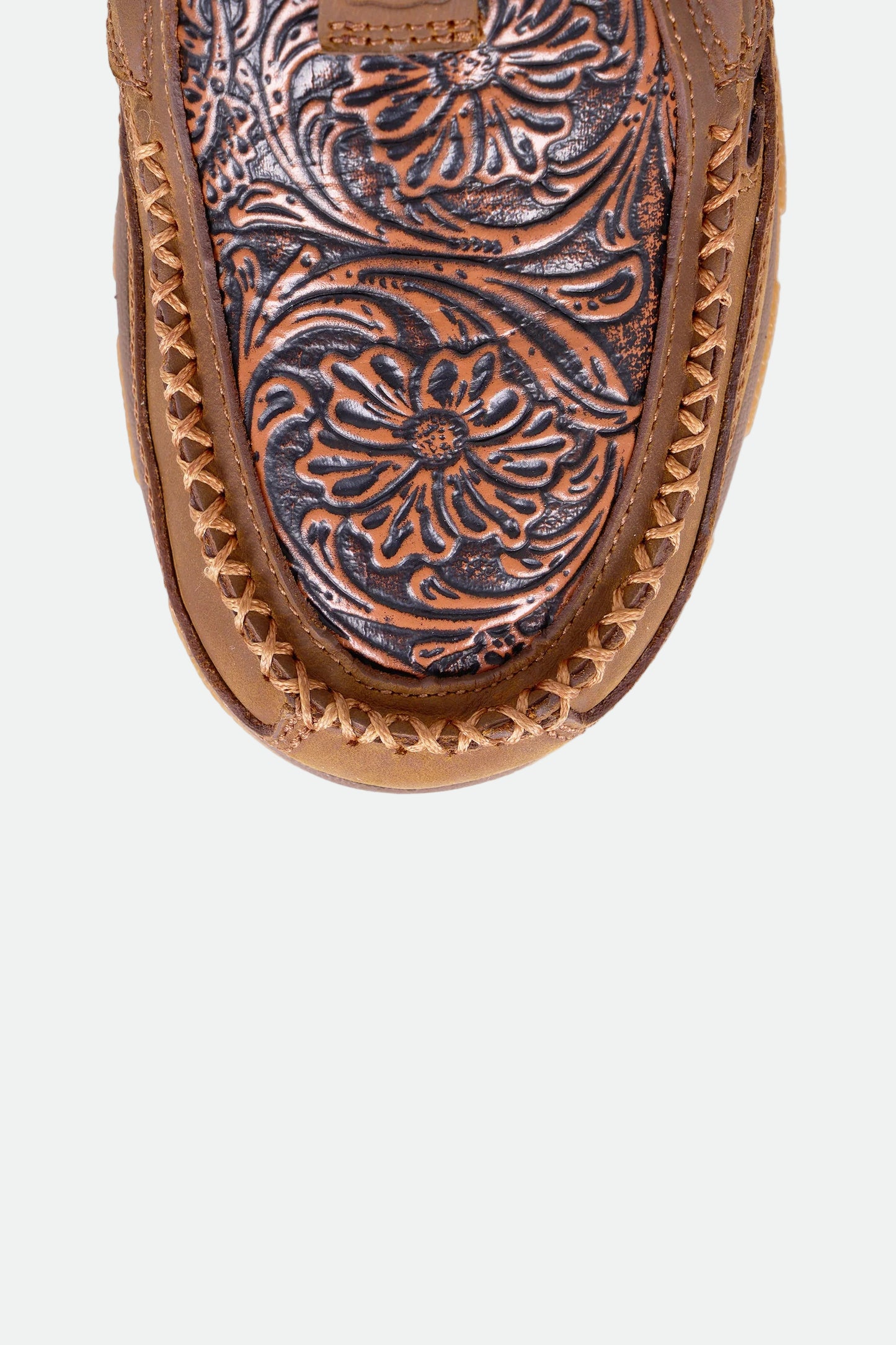 Twisted X - Womens Brown Tooled Cell Stretch Moc