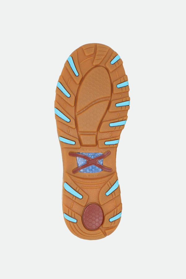 Twisted X Women's Cactus Cellstretch Mocs Slip on ( Brown/Multi) - TCWXC0066