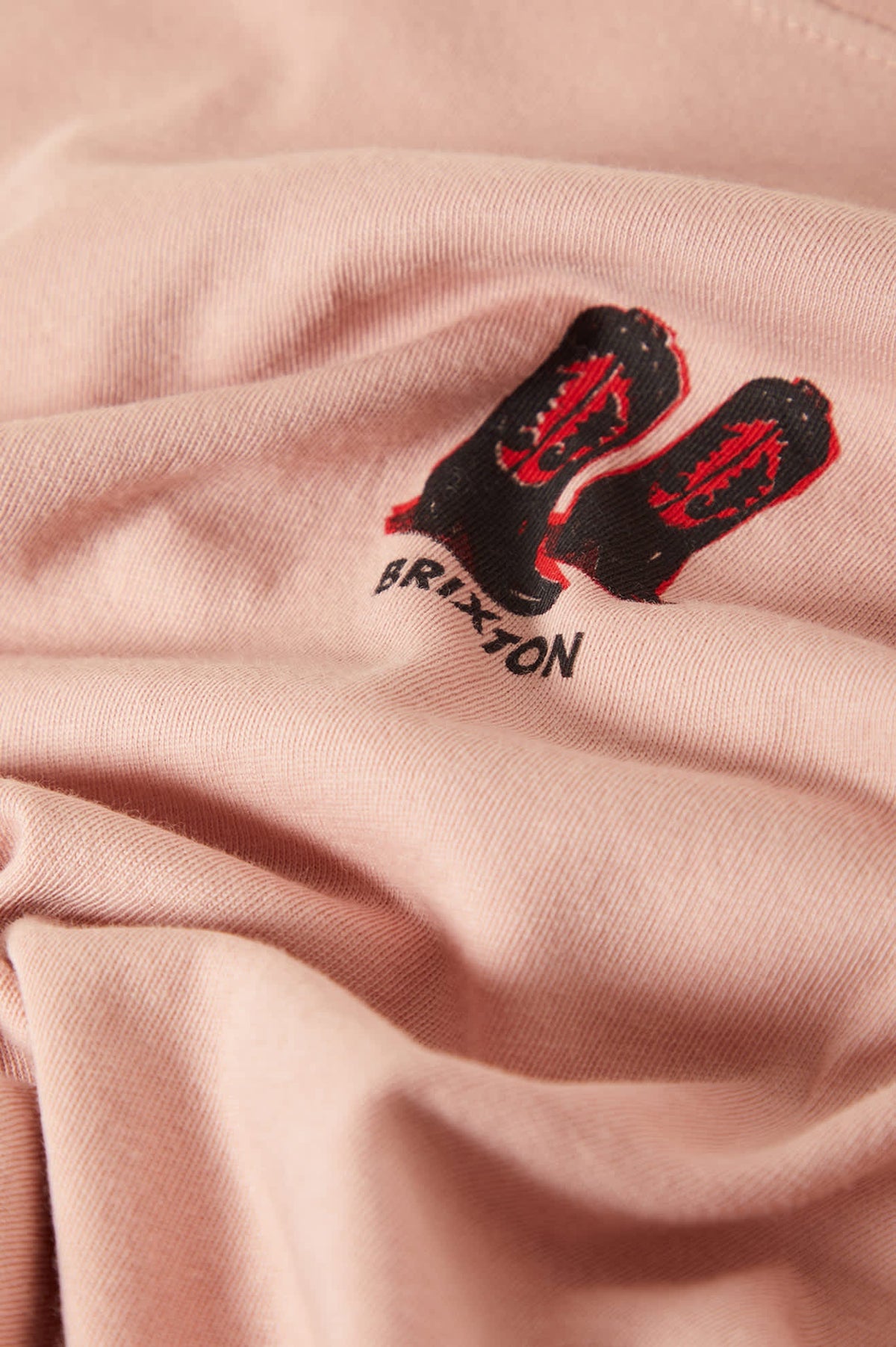 Brixton Women's Two Boots Slim Crew Tee - Silver Pink