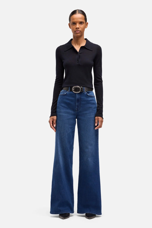 7 For All Mankind Ultra High Rise Jo in Slim Illusion - Crater